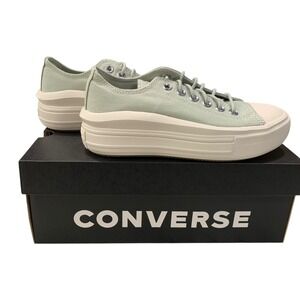 Converse Chuck Taylor All‎ Star Move Ox Platform Women's 6.5 Sage Green New Box